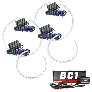 GMC Yukon Headlight Halo Kit - ORACLE Lighting - ColorSHIFT with BC1 Controller - ColorSHIFT - `07-`10